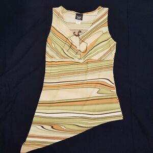 Vintage Twik Multicolour Striped 70s Tank Top